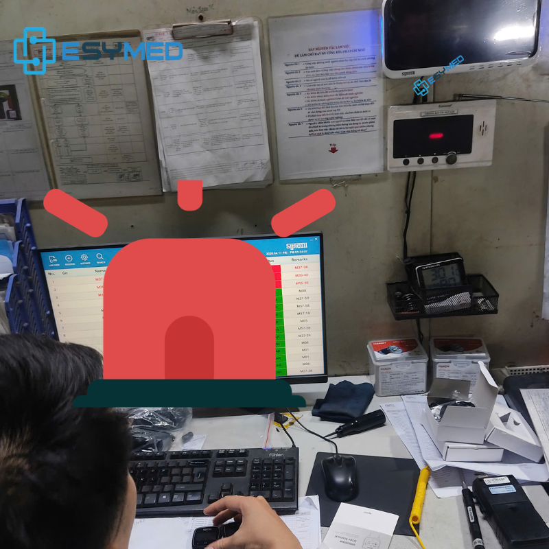 esymed triển khai chuông gọi nhà máy tích hợp phần mềm quản lý tại hưng yên