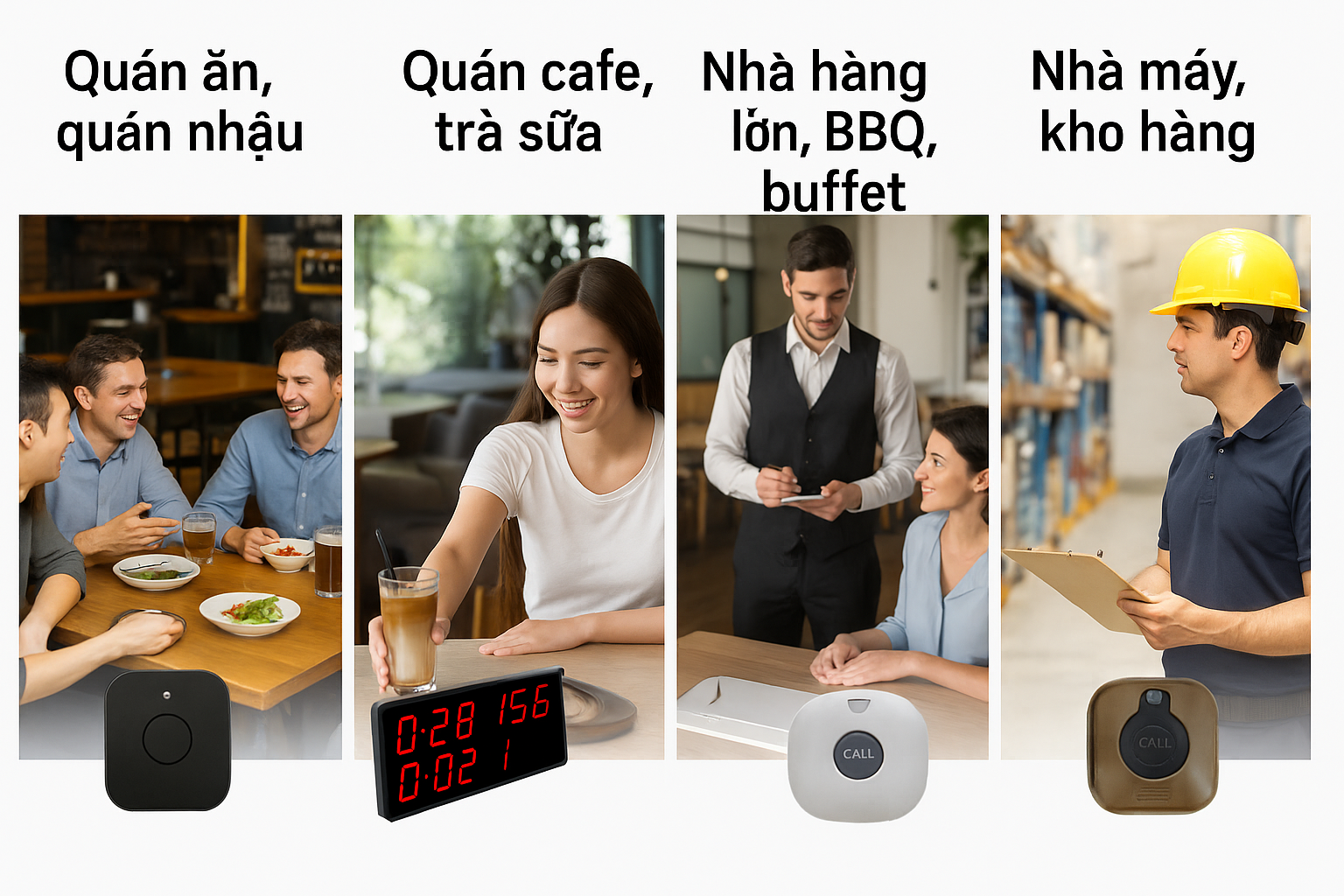 chọn chuông gọi phục vụ